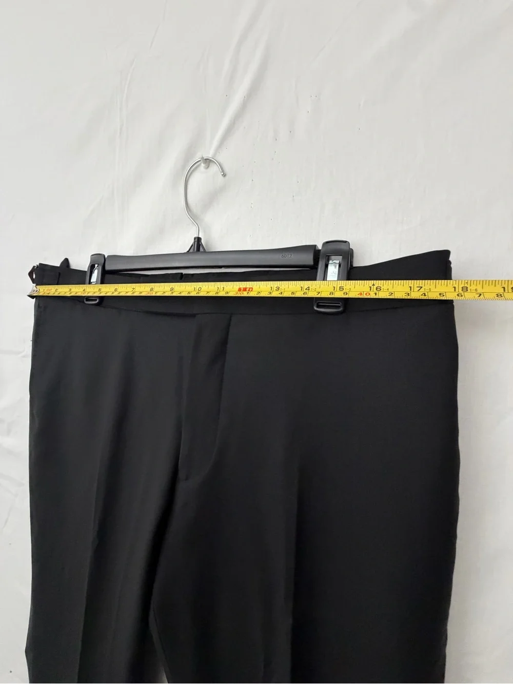 Men’s Suit Supply Black Wool Slim Dress Pants Size 26 Italian Fabric (A746)